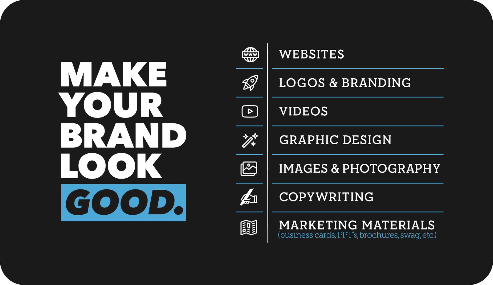 services business card image